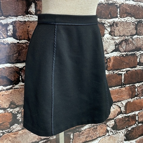 Michael Kors Skirt Womens 2 Black Mini A-Line - Picture 8 of 15